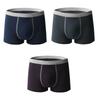 3 PCS Men's Boxer Shorts Cotton Underwear Solid Color Large Size Panties L XL 2XL 3XL 4XL 5XL 6XL