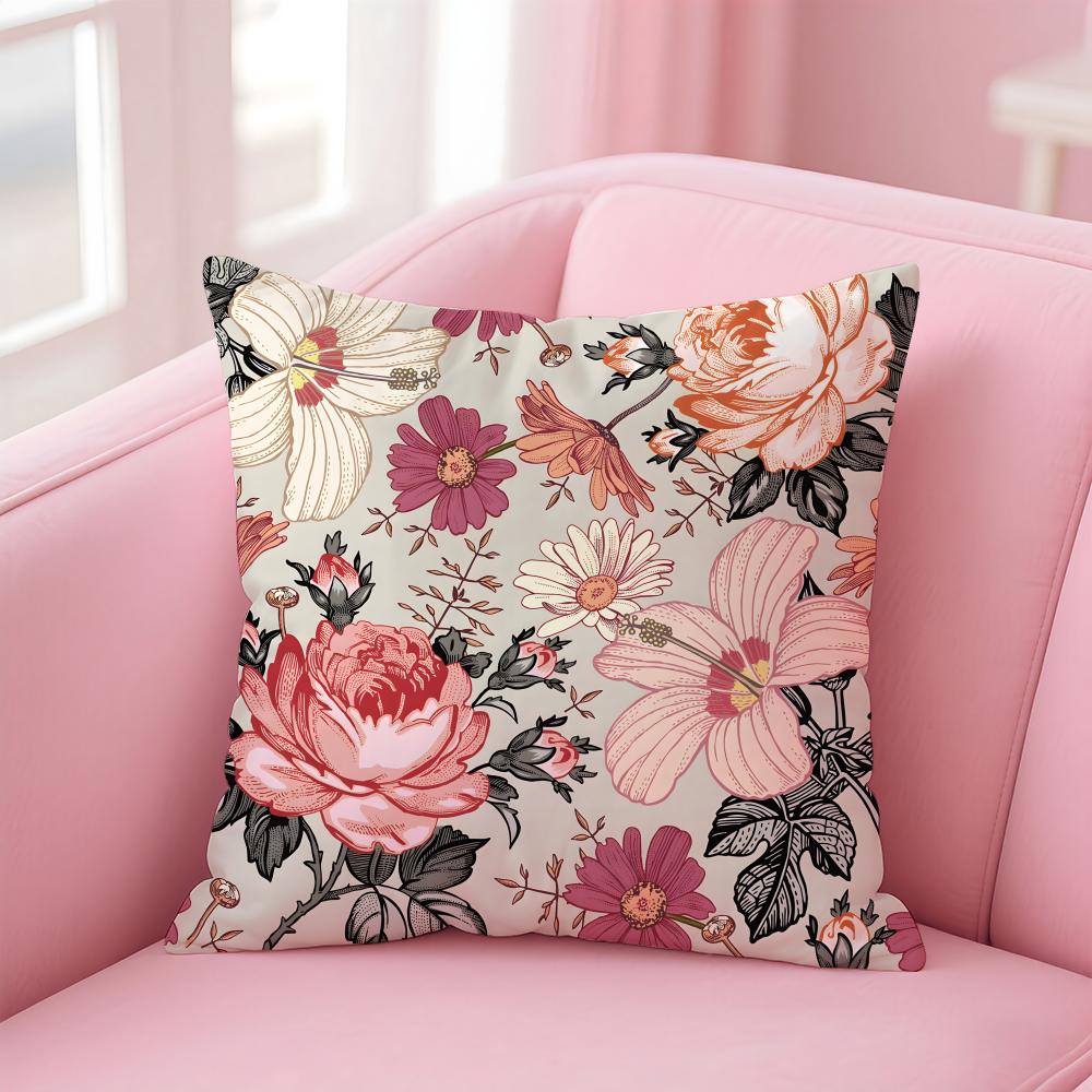 Art WWilliam Morris Cushion Cover Pillow Case Soft Skin Friendly Fabric Comfort  Concealed Zipper