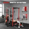 All In One Multi Function Smith Power Cage Rack With Dual Pulley Cable Crossover System For Home Gym Squat Training, Custom