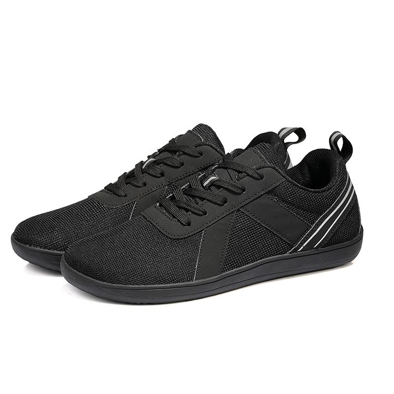 Light Luxury Couple Shoes Autumn New Wide Last Wide Palm Sports Shoes Casual Breathable Mesh Running Shoes