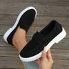 2026 Classic Hot Sale Flat Female New Style Thick-soled Casual and Comfortable Loafers Leather Fashion Shoes Suede Walking