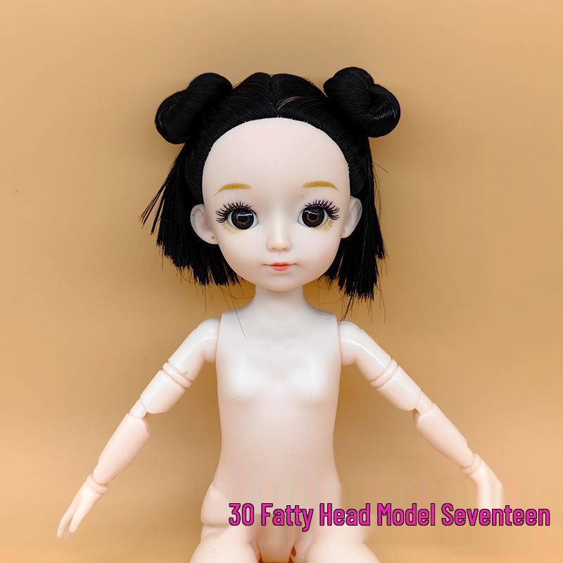 12-inch BJD Doll Body, 1/6 Scale, 23 Joints, Movable Hands, Custom Makeup, Includes Accessories for Dressing Up.