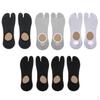 5 Pairs Male Toe Flop Socks Japanese Sports Anklets