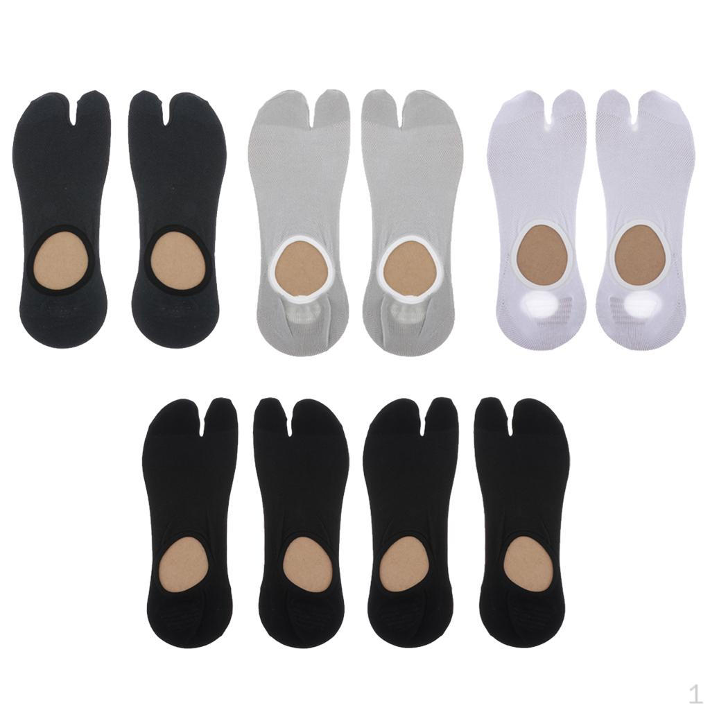 

5 пар мужских носков-вьетнамок с пальцами, японские спортивные носки-подследники