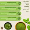 Nairuti Vyutpadan Mint Powder (Pudina Powder) 400g | 100% Pure Natural Mint | Refreshing Aroma for Tea, Chutneys, Raita, Snacks & Beverages
