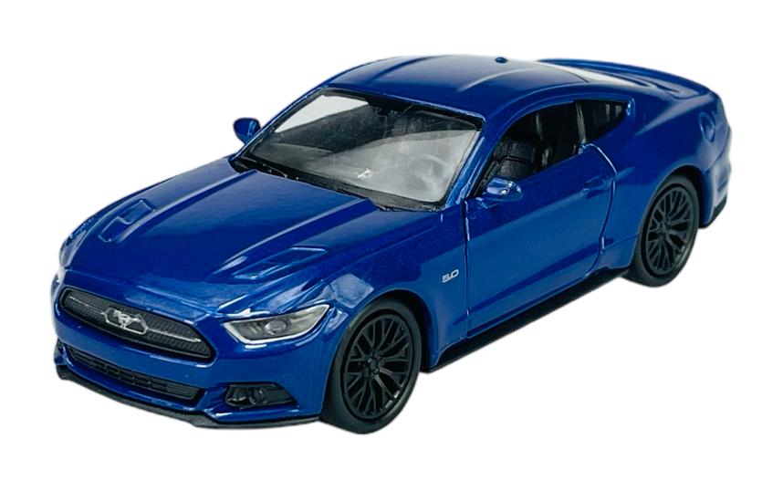 WELLY 2015 FORD MUSTANG GT BLAU 1:34 43707