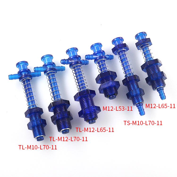 Robotic Arm Vacuum Suction Cups with Tianxing Plastic and Metal Fittings - Large & Small Head, Straight & Side Through, M10 M12.