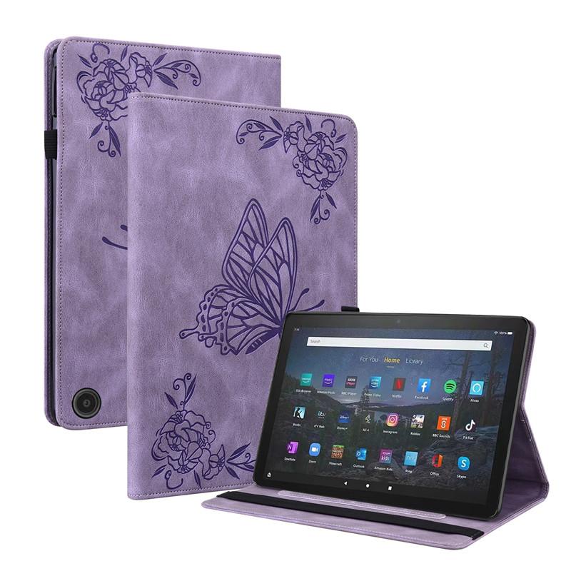Tablet Fall Für Feuer Max 11 Fall 2023 Relief Schmetterling Brieftasche Stehen Abdeckung Für Feuer Max 11 Fall Für Feuer max 11 Tablet Coque
