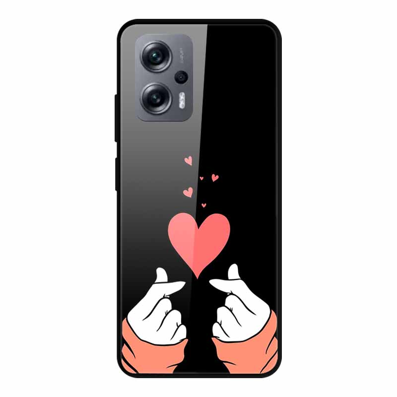 For Poco X4 GT Case Shockproof Tempered Glass Hard Back Cover For Xiaomi Poco X4 GT 5G Soft Bumper Coque PocoX4 GT X4GT Case