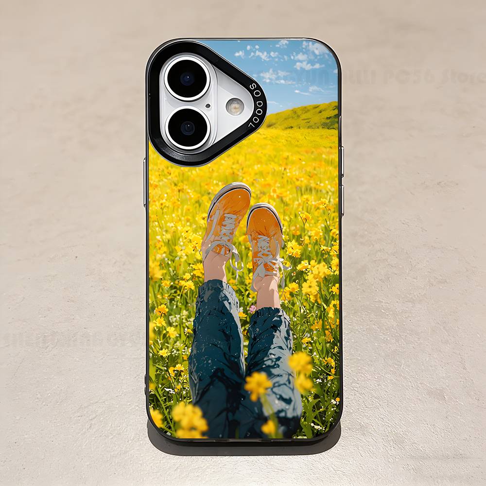 

Yellow Vibrant Color Phone Case For IPhone 17 16e 16 15 14 13 12 11 Pro Max X XR XS MAX Back Cover iPhone17pro