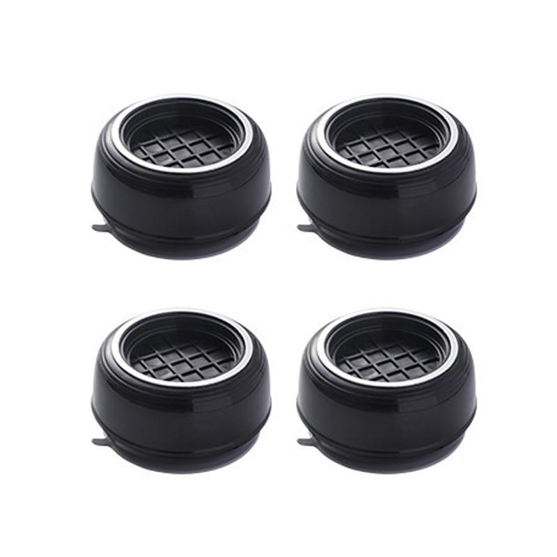 4PCS Shock Pads Universal Washing Machine Foot Mat Suction Cup Fixed Non-Slip Pad Furniture Base Bracket Suitable for Dryers чёрный
