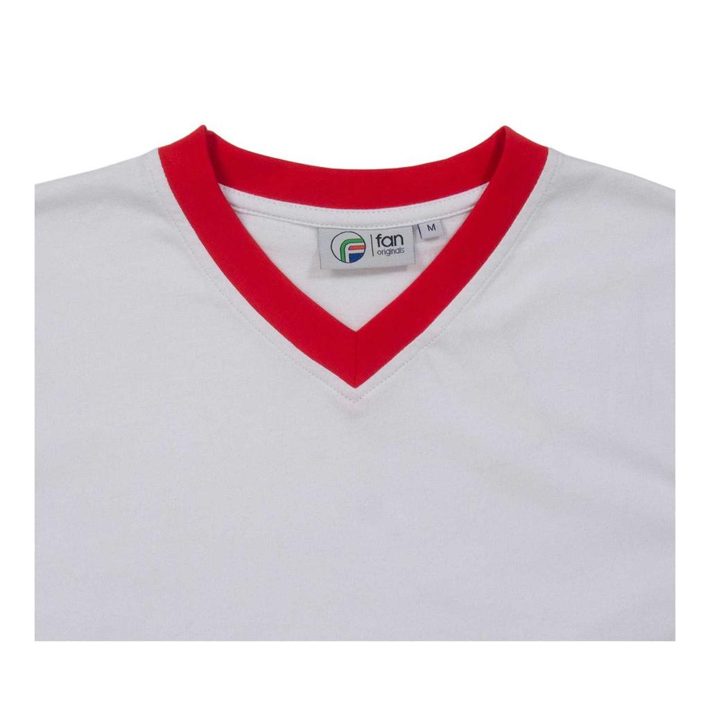 Fan Originals Mens Manchester Crest V Neck T-Shirt