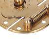Round EmNaBossing Copper Hasp Retro Wooden Box Lock Clasp Decorative Hasps for Wedding Card Boxes Wine Boxes