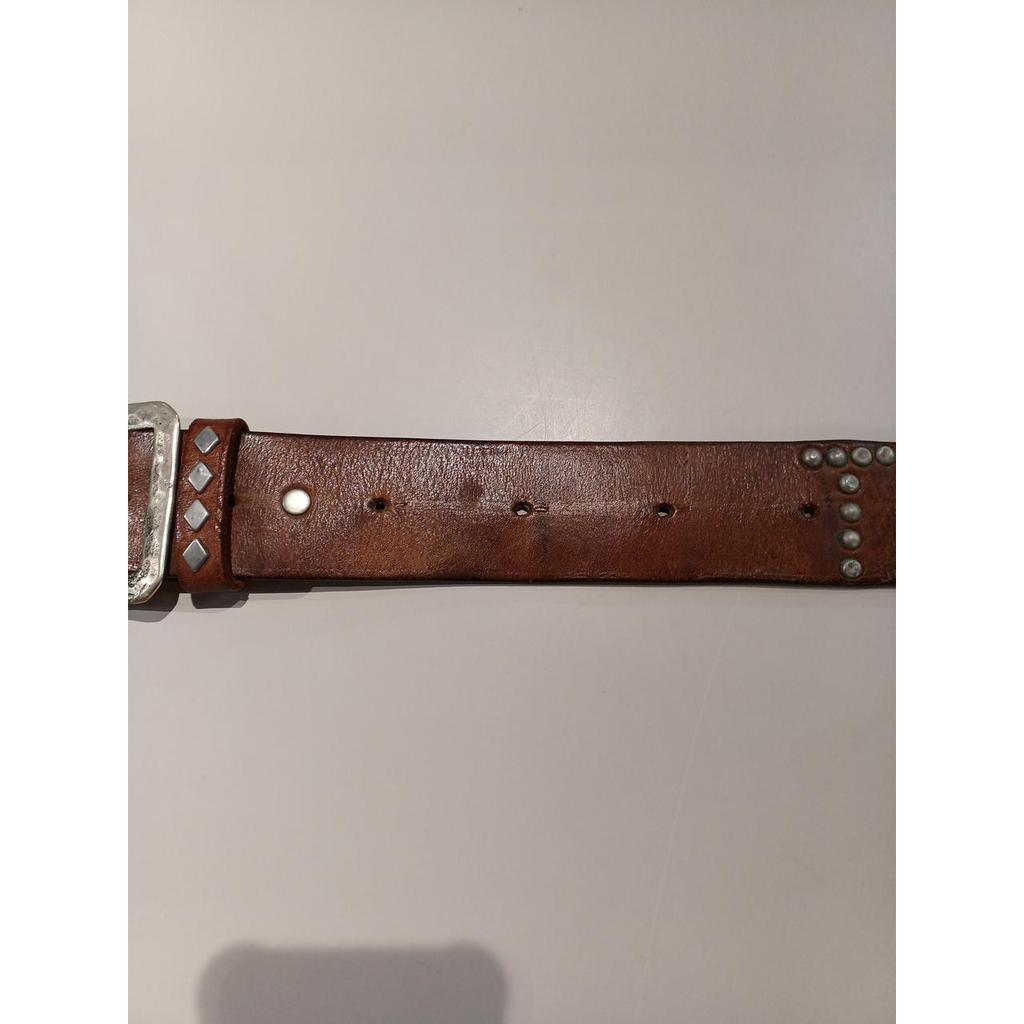 Used HTC X TENDER LOIN BRN/2 Studded Belt