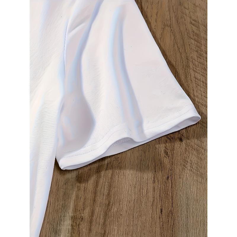 European Size Women's Floral Print T-Shirt | Spring/Summer Casual Round Neck Short Sleeve Top