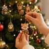 Acrylic Forest Animal Hanging Ornaments - Pack Flat 2D for Keychains and DIY Crafts