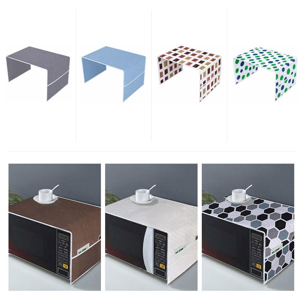 Oilproof Microwave Protective Cloth Dustproof Kitchen Appliance Cover  Kitchen Use
