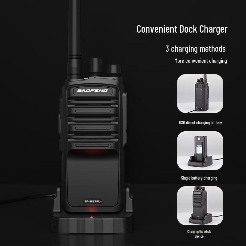 

BaoFeng BF-888S Plus Long-Range Walkie-Talkie (Pair) (CN version)