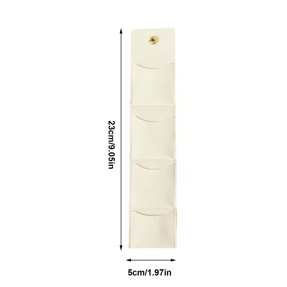

Small Jewelry Travel Case 3 Pieces Portable Foldable Storage Ring Bag Small Jewelry Pouch For Women Girls Home Dressing Table красный