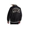 Vans Letter Stripe Single-Breasted Long Sleeve Jacket Unisex Outerwear Black VN000G81BLK