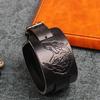 Vintage Leather Braided Bracelet for Mens Wolf Head Bracelets Classic Animal Motifs Jewelry On The Hand Accessories