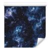Watercolor Galaxy Wallpaper Navy Blue, Black and Graphite 50x1000