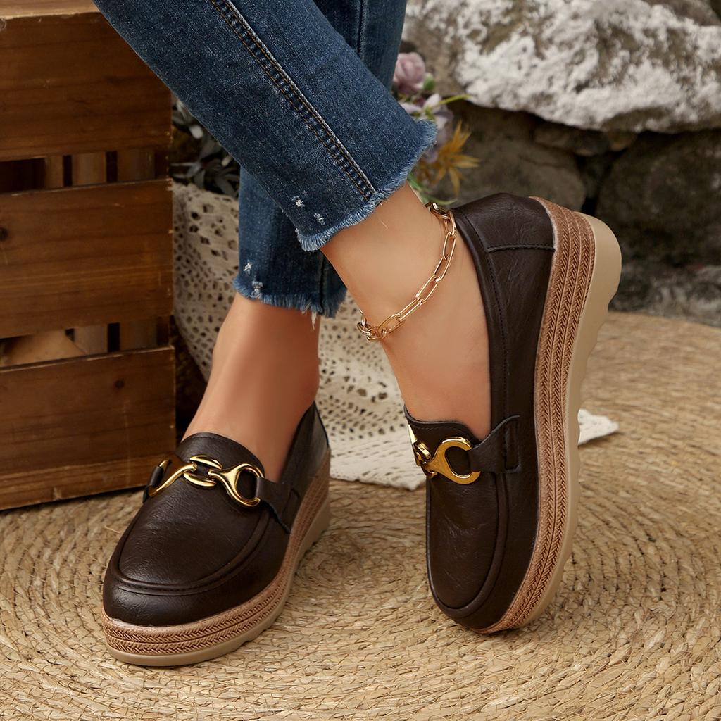 Fashion New Plus Size Le Fu Shoes Spring/autumn Round Toe Comfortable Thick Sole Non Slip Casual Sports Shoes for Women