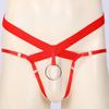 Men Hollow Out Strappy Thongs O Ring G-string Low Rise T-back Underwear