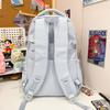 The schoolbag is fresh and cute, and the two-dimensional yuan bar is high school, high quality and large capacity.
