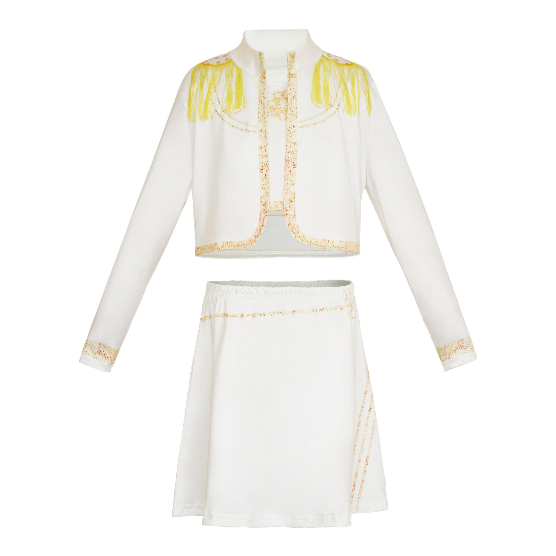 K-POP Охотник на ведьм Кос Костюм Мира Руми Зои Охотник на демонов 2D Аниме Косплей Костюм 110cm