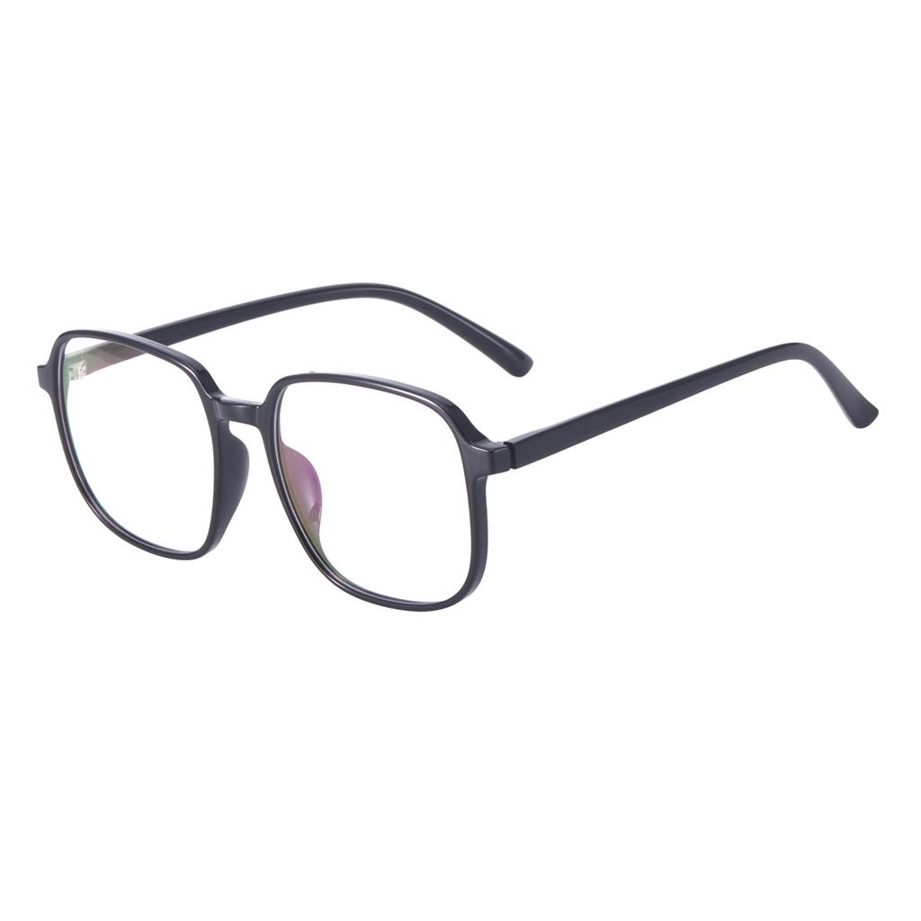Men Women TR90 Oversized Transparent Spectacle Light Square Full Rim Eyeglasses Frame For Prescription Lenses For Far And Near