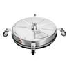 18" Pressure Washer Surface Cleaner 4 Wheels 4000 Max PSI 2 Extended Wands