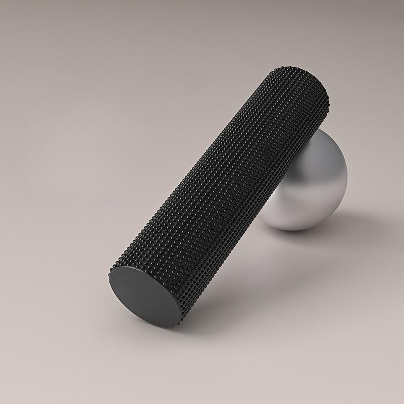 Massivt skumflytande rulle, Elastisk stretchavslappnings träningsstång, Yogastång, Funktionell muskelavslappningsrulle, Pilates