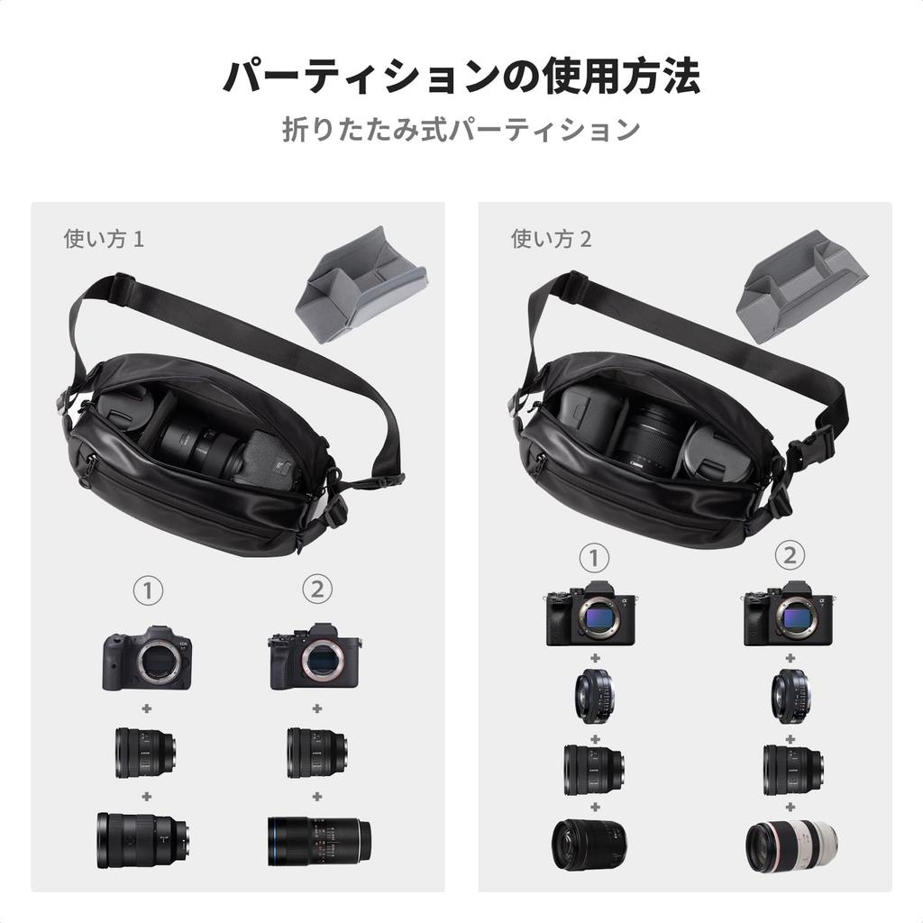 CONCEPT Camera Camera Shoulder Shoulder Sling Stylish Camera DSLR Camera 6L K&F Bag, Bag, Bag, Bag, Case, Bag,