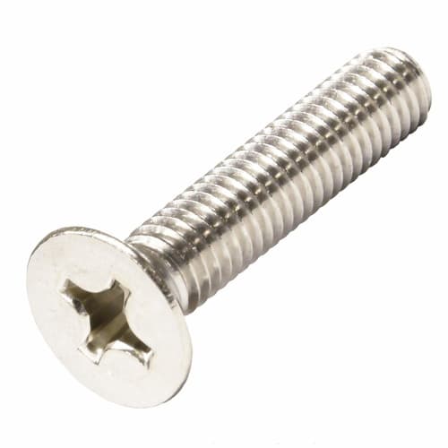 Onokatsu Stainless Steel Cross Recessed Flat Head Machine Screws, M4x15, 110 Pieces [Made in Japan, JIS Standard] [Flat Head Machine Screws] 122-00-04