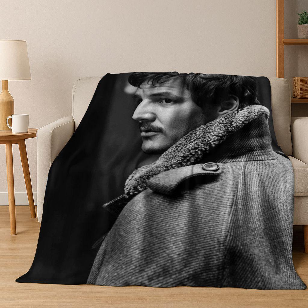 3D Jose Pedro Balmaceda Pascal Star Flannel Blanket Soft Warm Blanket for Bedroom Living Room Bed Travel Camping Picnic Gift