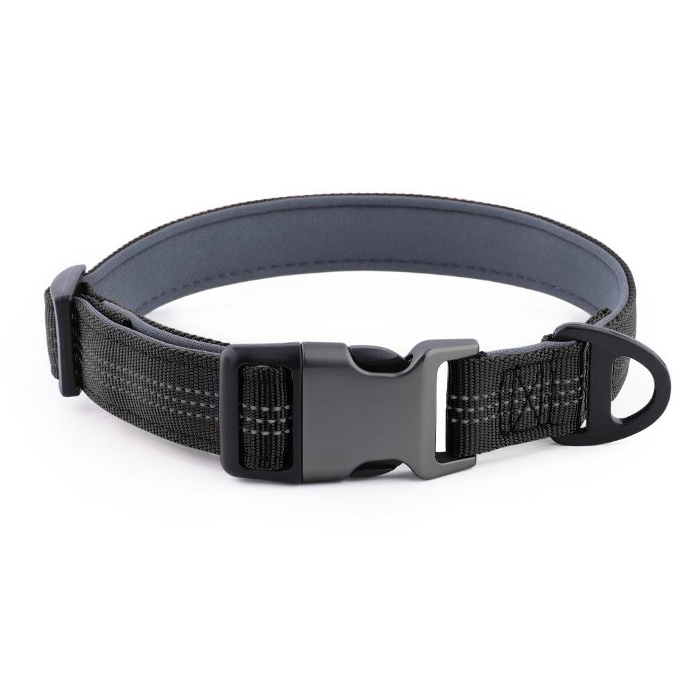 Reflektierendes Nylon-Hundehalsband mit atmungsaktivem Tauchfutter - Kleine, mittlere, große Größen