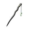 Woman Elegant Vintage Hairpin Ethnic Style Wood Hair Chopstick Elegant Hairpin for Thick Hair Styling Decoration
