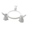Table Desk Easter Bunny Cake Stand 3D Printed Bunny Jewelry Dish  Home Entryway