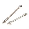 1/2Pcs Solid Axle Hub With Bearings Front And Rear Axles For Mountain Bike Bicycle Axle Core With 6200Rs Bike Parts