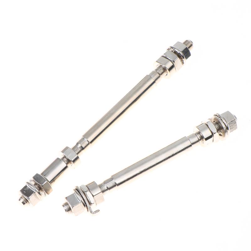 1/2Pcs Solid Axle Hub With Bearings Front And Rear Axles For Mountain Bike Bicycle Axle Core With 6200Rs Bike Parts