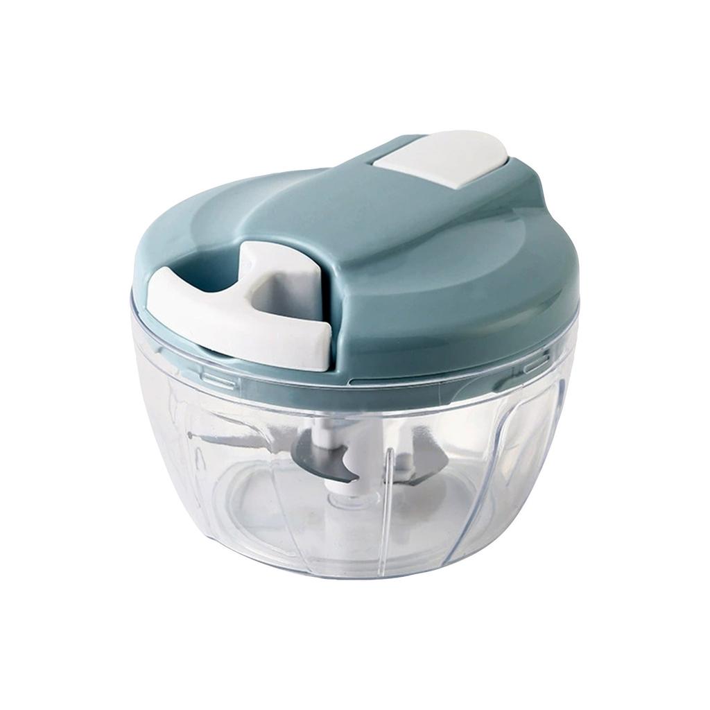 Manual Food Processor Vegetable Chopper, Portable Hand Pull String Garlic Mincer Onions Cutter For Veggies, Gingers, Fruit, Herbs, Etc