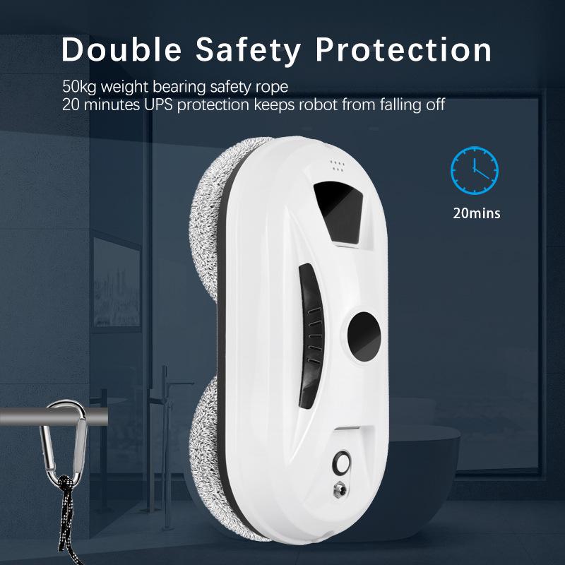 Electric Intelligent Window Cleaning Robot for Glass Surfaces