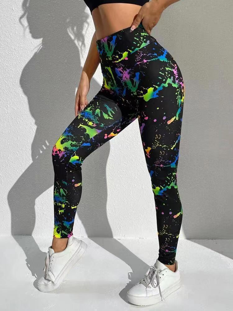 Women's High-Waisted Peach Butt Lifting Yoga Pants - Seamless, Quick-Dry, Skinny Fit