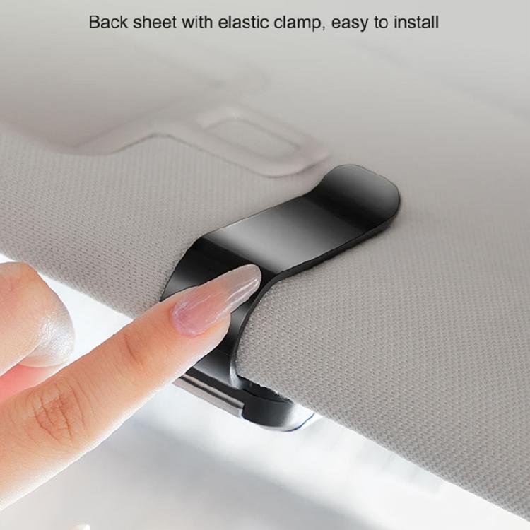 Auto Interior Sunglasses Hanger Anti slip Eyewear Mount Sunglasses Storage Solution Provide Reliable Grip & Organization