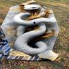 1PC Snake Leaf Umbrella-8-Rib Reinforced Portable Folding Travel Suitable for All Seasons Outdoor Daily Use-J370