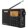 SIHUADON R108 Portable Radio AM FM SW LW Airband Full Band DSP Radio Battery Operated with Headphone Antenna Jack Sleep Time and Alarm Clock 500