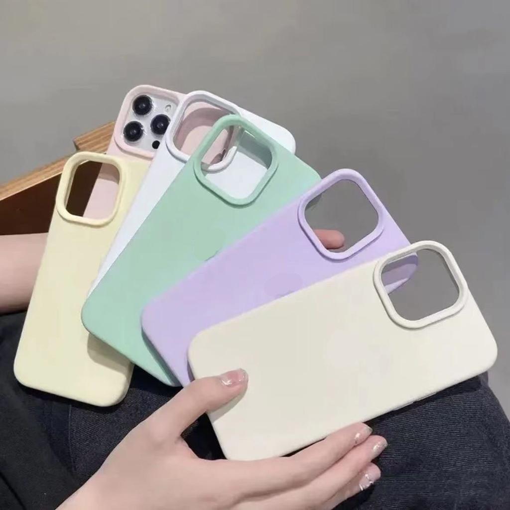 Luxury Original Silicone Case for Apple iPhone 16 15 11 13 12 14