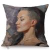 Beautiful Woman Self Portrait Art Sofa Throw Pillow Case Sexy Oil Painting Chair Decoration Square Cushion Cover Cojines