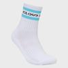2S Crew Socks (2P) (0097055) CZFAF1SC903SB-WHITE
